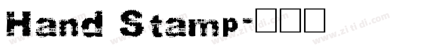 Hand Stamp字体转换 Hand Stamp字体转换